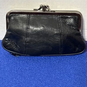 Large kisslock coin purse.